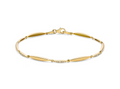Bracciale modulare con diamanti in oro giallo.