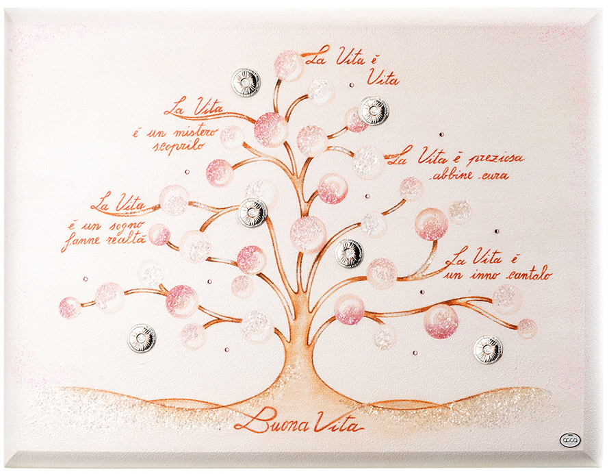 QUADRO ALBERO BUONA VITA